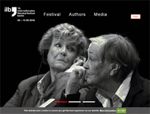 Tablet Screenshot of literaturfestival.com